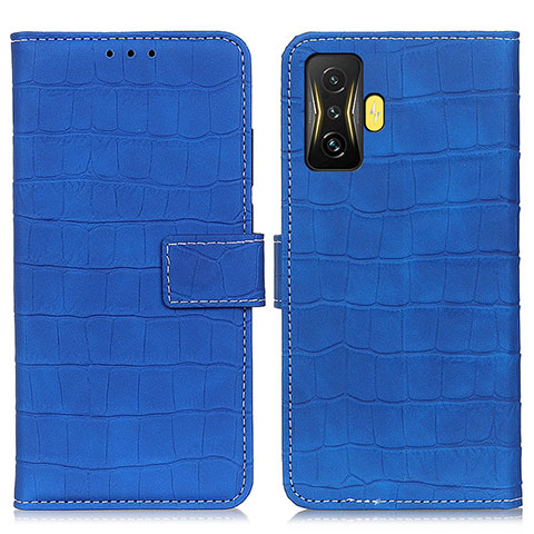 Custodia Portafoglio In Pelle Cover con Supporto K07Z per Xiaomi Poco F4 GT 5G Blu