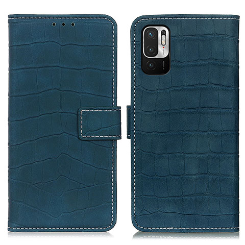 Custodia Portafoglio In Pelle Cover con Supporto K07Z per Xiaomi Redmi Note 10 JE 5G Verde