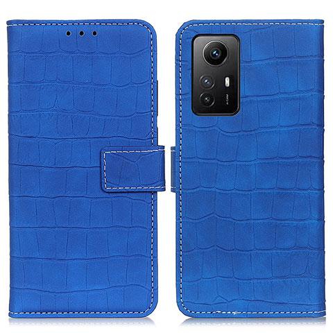 Custodia Portafoglio In Pelle Cover con Supporto K07Z per Xiaomi Redmi Note 12S Blu