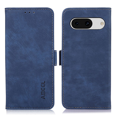 Custodia Portafoglio In Pelle Cover con Supporto K08Z per Google Pixel 8a 5G Blu