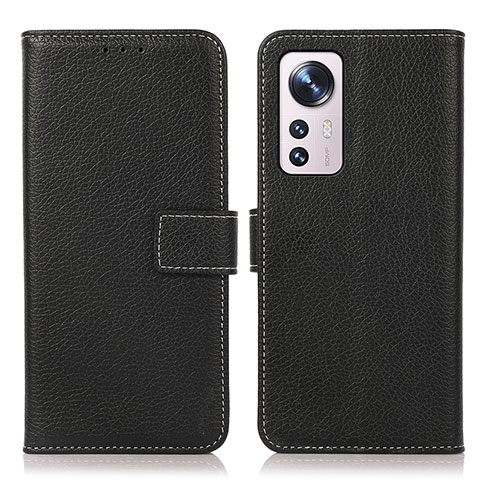 Custodia Portafoglio In Pelle Cover con Supporto K08Z per Xiaomi Mi 12S 5G Nero