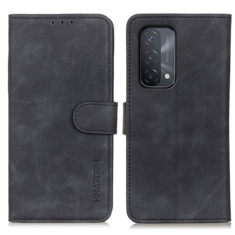 Custodia Portafoglio In Pelle Cover con Supporto K09Z per OnePlus Nord N200 5G Nero