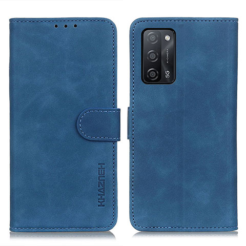 Custodia Portafoglio In Pelle Cover con Supporto K09Z per Oppo A53s 5G Blu