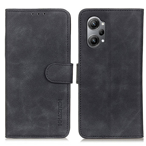 Custodia Portafoglio In Pelle Cover con Supporto K09Z per Oppo K10 Pro 5G Nero