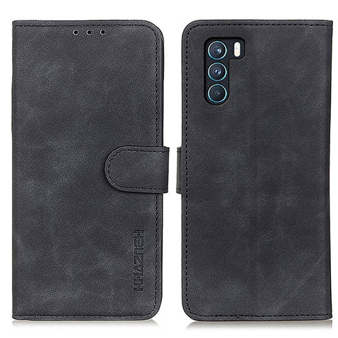 Custodia Portafoglio In Pelle Cover con Supporto K09Z per Oppo K9 Pro 5G Nero