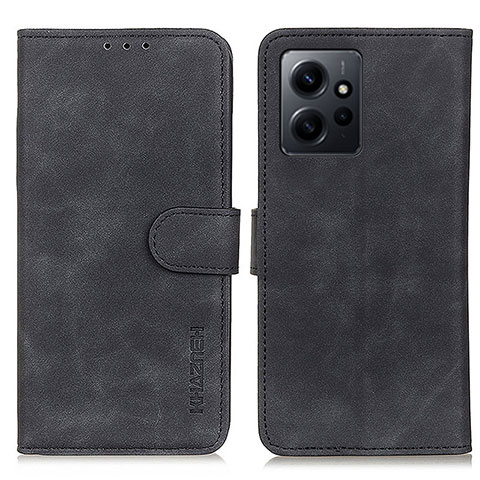 Custodia Portafoglio In Pelle Cover con Supporto K09Z per Xiaomi Redmi Note 12 4G Nero