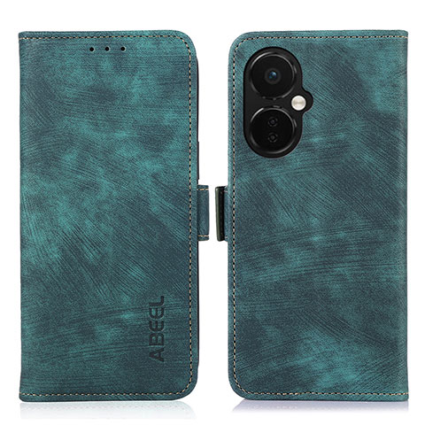 Custodia Portafoglio In Pelle Cover con Supporto K10Z per OnePlus Nord CE 3 5G Verde