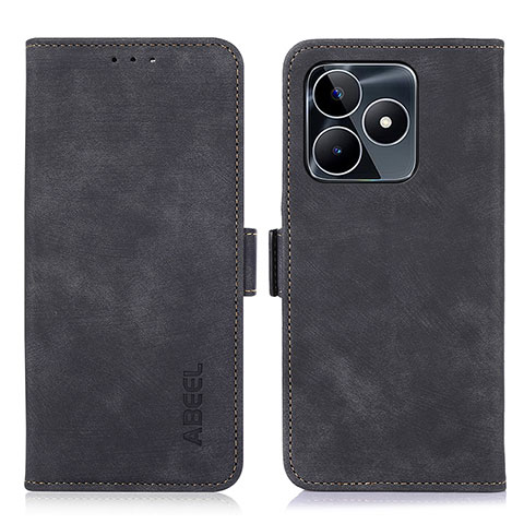 Custodia Portafoglio In Pelle Cover con Supporto K10Z per Realme C67 Nero