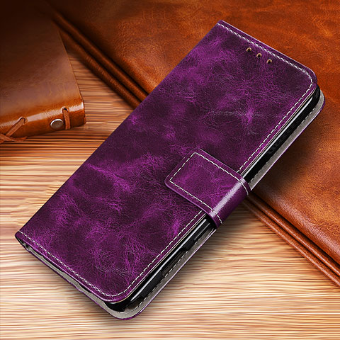 Custodia Portafoglio In Pelle Cover con Supporto KZ4 per Huawei Honor Magic5 5G Viola