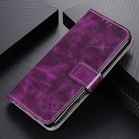 Custodia Portafoglio In Pelle Cover con Supporto KZ4 per Huawei Honor X5 Plus Viola