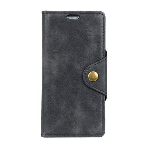 Custodia Portafoglio In Pelle Cover con Supporto L01 per Asus Zenfone 5 ZS620KL Nero