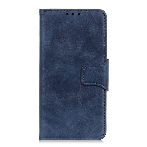 Custodia Portafoglio In Pelle Cover con Supporto L01 per Motorola Moto Edge Blu