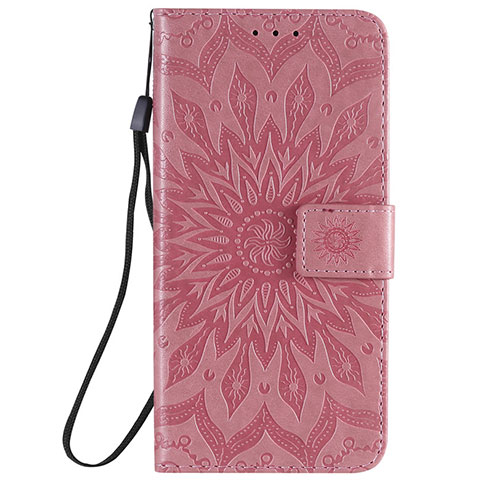 Custodia Portafoglio In Pelle Cover con Supporto L01 per Nokia 2.3 Rosa