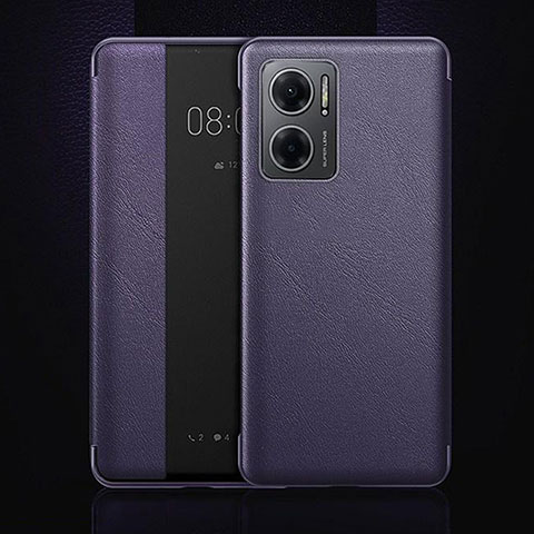 Custodia Portafoglio In Pelle Cover con Supporto L01 per OnePlus Nord N300 5G Viola