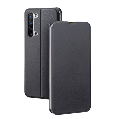 Custodia Portafoglio In Pelle Cover con Supporto L01 per Oppo K7 5G Nero