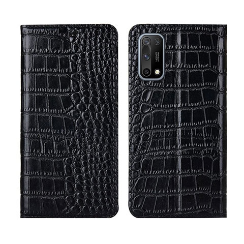 Custodia Portafoglio In Pelle Cover con Supporto L01 per Oppo K7x 5G Nero