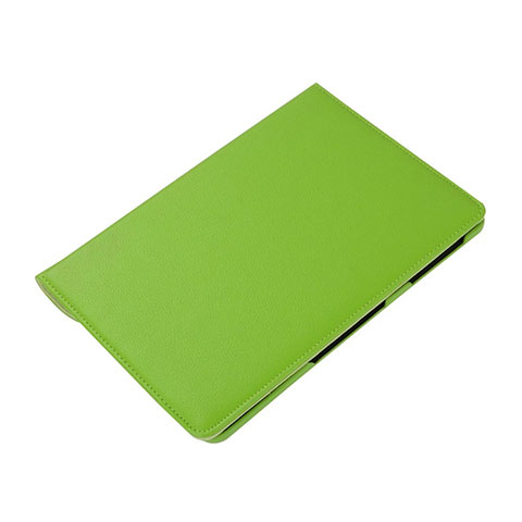 Custodia Portafoglio In Pelle Cover con Supporto L01 per Samsung Galaxy Tab S6 Lite 4G 10.4 SM-P615 Verde