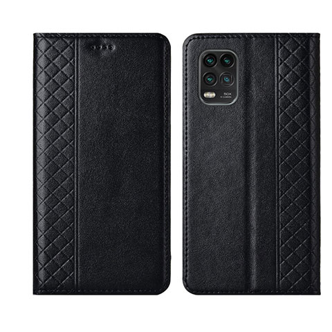 Custodia Portafoglio In Pelle Cover con Supporto L01 per Xiaomi Mi 10 Lite Nero