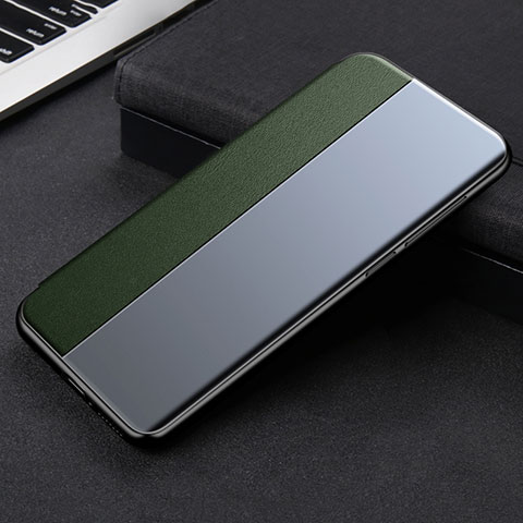 Custodia Portafoglio In Pelle Cover con Supporto L01 per Xiaomi Mi 11 Lite 5G NE Verde Notte