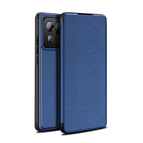 Custodia Portafoglio In Pelle Cover con Supporto L01 per Xiaomi Mi 11 Ultra 5G Blu