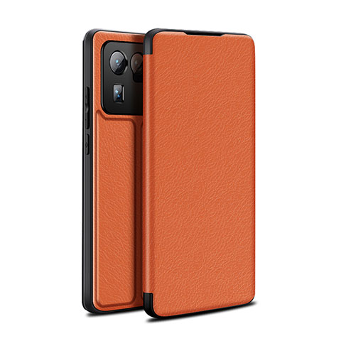 Custodia Portafoglio In Pelle Cover con Supporto L01 per Xiaomi Mi 11 Ultra 5G Marrone