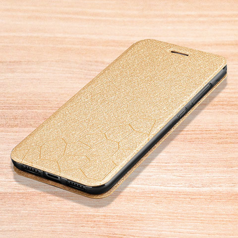 Custodia Portafoglio In Pelle Cover con Supporto L01 per Xiaomi Redmi Note 7 Pro Oro