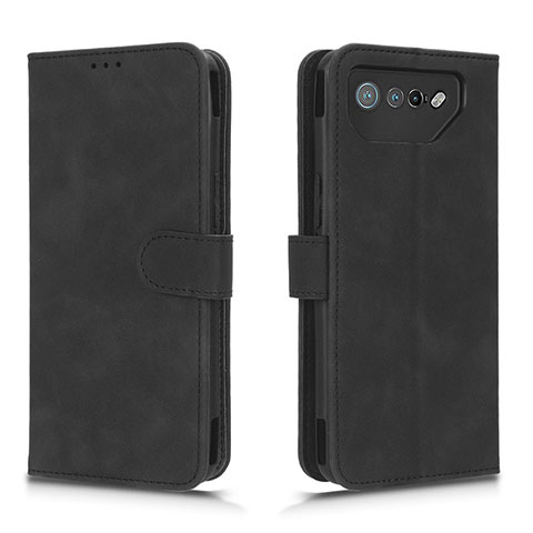 Custodia Portafoglio In Pelle Cover con Supporto L01Z per Asus ROG Phone 7 Nero