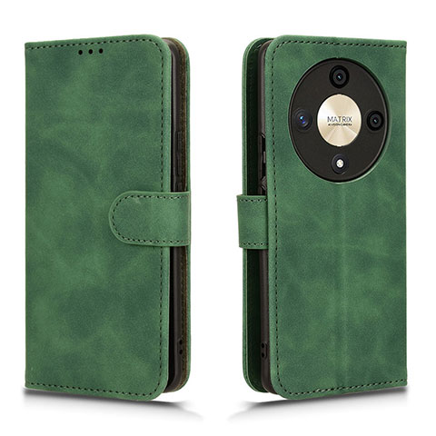 Custodia Portafoglio In Pelle Cover con Supporto L01Z per Huawei Honor Magic6 Lite 5G Verde