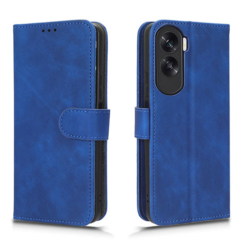 Custodia Portafoglio In Pelle Cover con Supporto L01Z per Huawei Honor X50i 5G Blu