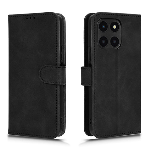 Custodia Portafoglio In Pelle Cover con Supporto L01Z per Huawei Honor X8b Nero