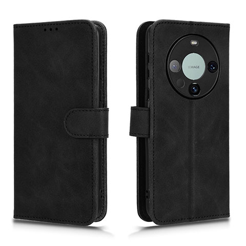 Custodia Portafoglio In Pelle Cover con Supporto L01Z per Huawei Mate 60 Nero