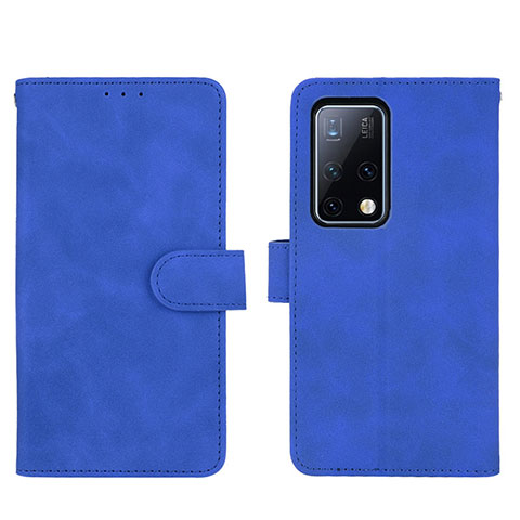 Custodia Portafoglio In Pelle Cover con Supporto L01Z per Huawei Mate X2 Blu