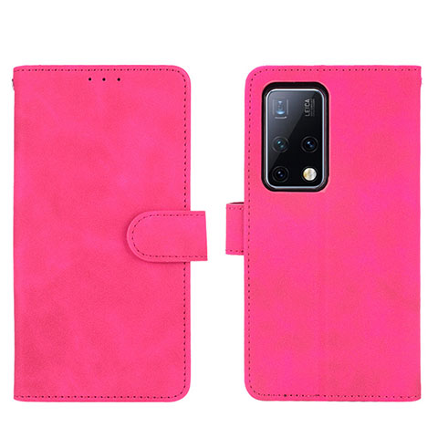 Custodia Portafoglio In Pelle Cover con Supporto L01Z per Huawei Mate X2 Rosa Caldo