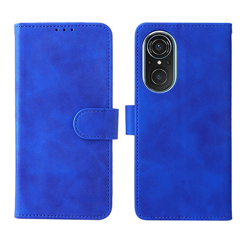 Custodia Portafoglio In Pelle Cover con Supporto L01Z per Huawei Nova 9 SE Blu