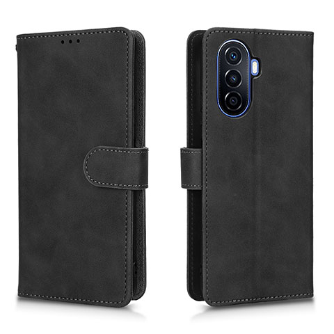 Custodia Portafoglio In Pelle Cover con Supporto L01Z per Huawei Nova Y70 Plus Nero