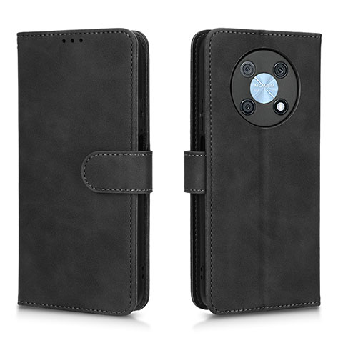 Custodia Portafoglio In Pelle Cover con Supporto L01Z per Huawei Nova Y90 Nero