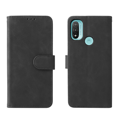 Custodia Portafoglio In Pelle Cover con Supporto L01Z per Motorola Moto E40 Nero