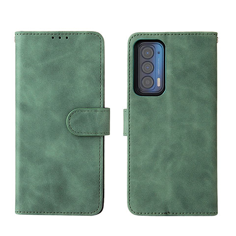 Custodia Portafoglio In Pelle Cover con Supporto L01Z per Motorola Moto Edge (2021) 5G Verde