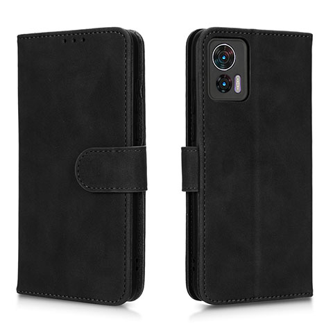 Custodia Portafoglio In Pelle Cover con Supporto L01Z per Motorola Moto Edge 30 Lite 5G Nero