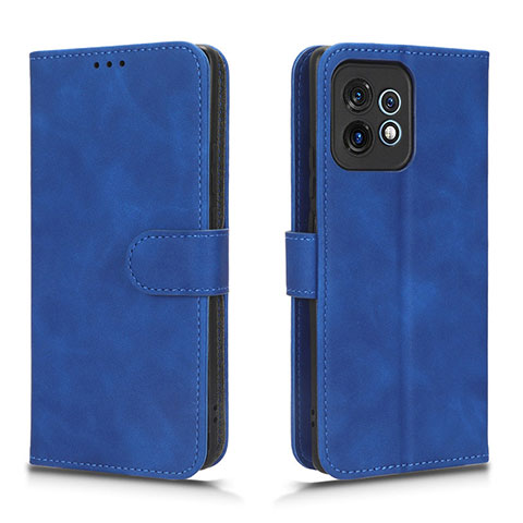 Custodia Portafoglio In Pelle Cover con Supporto L01Z per Motorola Moto Edge Plus (2023) 5G Blu