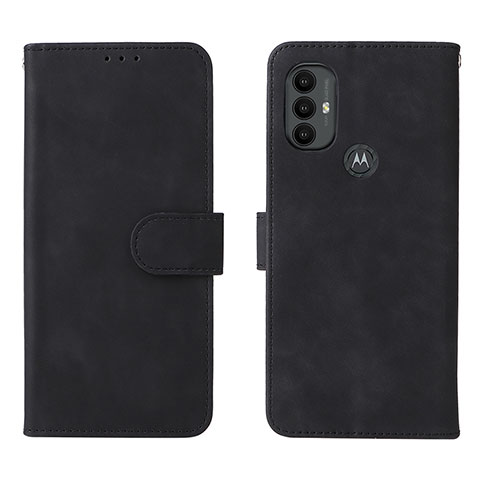 Custodia Portafoglio In Pelle Cover con Supporto L01Z per Motorola Moto G Power (2022) Nero