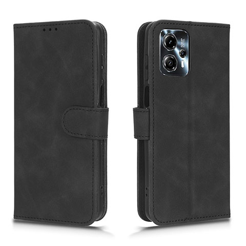 Custodia Portafoglio In Pelle Cover con Supporto L01Z per Motorola Moto G13 Nero