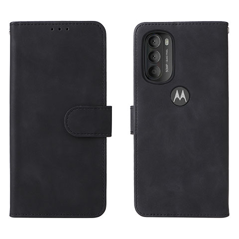 Custodia Portafoglio In Pelle Cover con Supporto L01Z per Motorola Moto G71 5G Nero