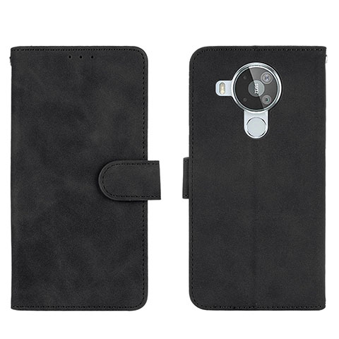 Custodia Portafoglio In Pelle Cover con Supporto L01Z per Nokia 7.3 Nero