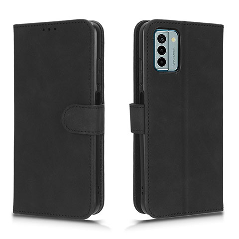 Custodia Portafoglio In Pelle Cover con Supporto L01Z per Nokia G22 Nero