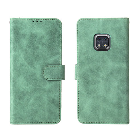 Custodia Portafoglio In Pelle Cover con Supporto L01Z per Nokia XR20 Verde