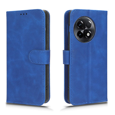 Custodia Portafoglio In Pelle Cover con Supporto L01Z per OnePlus 11R 5G Blu