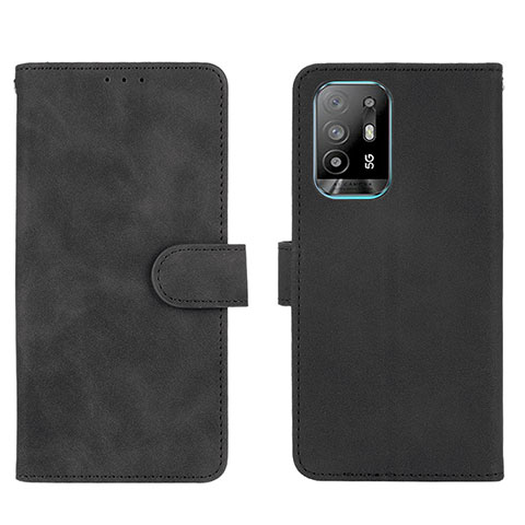 Custodia Portafoglio In Pelle Cover con Supporto L01Z per Oppo A94 5G Nero