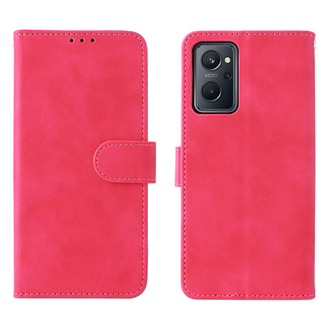 Custodia Portafoglio In Pelle Cover con Supporto L01Z per Oppo A96 4G Rosa Caldo