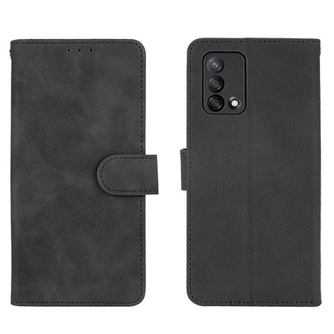 Custodia Portafoglio In Pelle Cover con Supporto L01Z per Oppo F19s Nero